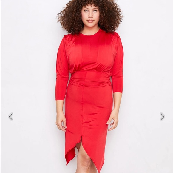 We Are HAH In A Rouche Dress - Picture 4 of 7